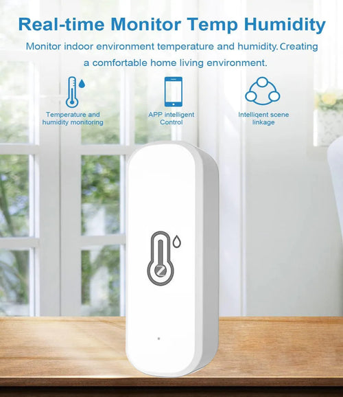 Tuya smart temperature and humidity sensor