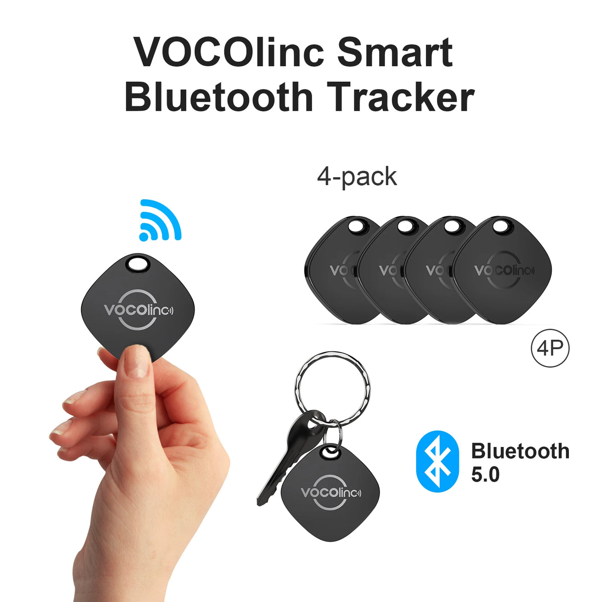 VOCOlinc Bluetooth item tracker 4-pack